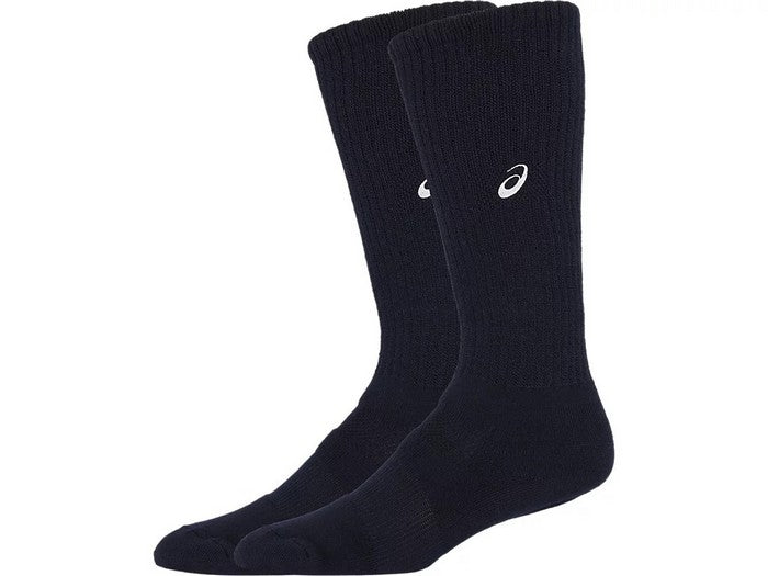 23fwアシックスASICS3053A137ONEPOINTHIGHSOCKSバレーボールバレーソックスハイソックス靴下ロゴユニセックス抗菌防臭スポーツインドアスポーツシンプル部活クラブサークルスクール普段着黒紺ブラックネイビー