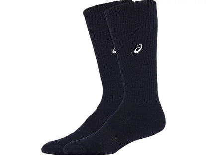 23fwアシックスASICS3053A137ONEPOINTHIGHSOCKSバレーボールバレーソックスハイソックス靴下ロゴユニセックス抗菌防臭スポーツインドアスポーツシンプル部活クラブサークルスクール普段着黒紺ブラックネイビー