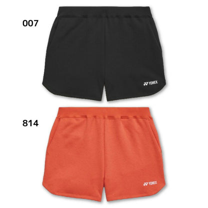 26ssヨネックスYONEX37009ウィメンズスウェットショートパンツショートパンツハーフパンツスウェットトレーニングパンツレディースUVカット制電