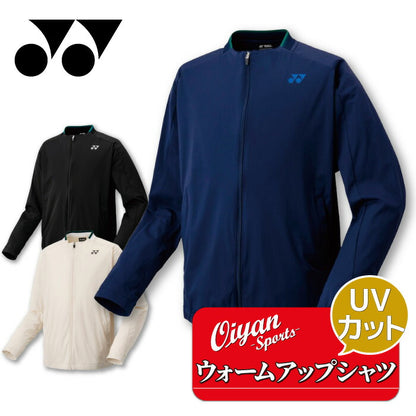 25ssヨネックスYONEX50168ユニウォームアップシャツウォームアップシャツジッパーアウターUVカット