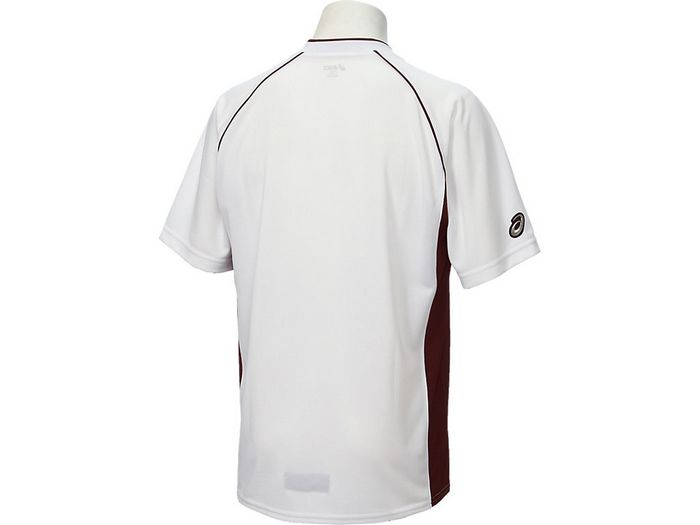 24fwアシックスASICSBAD013ベースボールシャツベースボールシャツ半袖半そでボタンTシャツティーシャツゲームシャツシャツ練習練習着試合試合着移動着遠征合宿吸汗UVUV対策紫外線チーム学校スクール野球ソフトボール