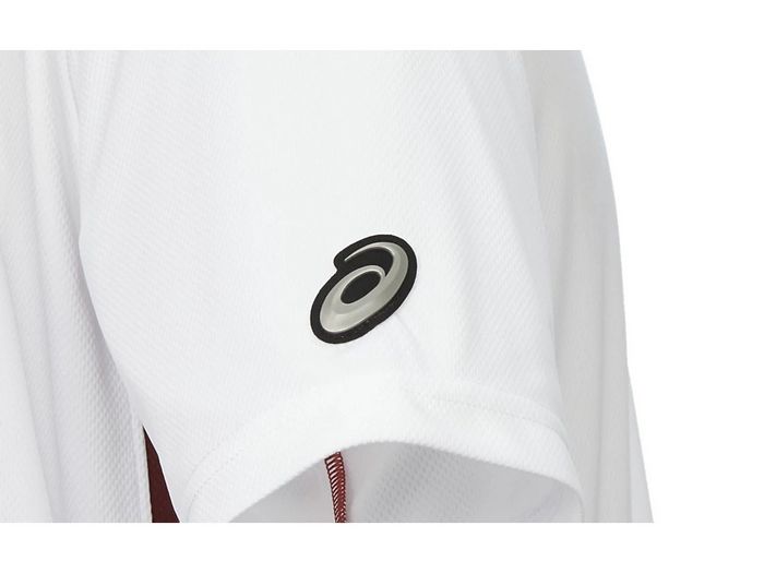 24fwアシックスASICSBAD013ベースボールシャツベースボールシャツ半袖半そでボタンTシャツティーシャツゲームシャツシャツ練習練習着試合試合着移動着遠征合宿吸汗UVUV対策紫外線チーム学校スクール野球ソフトボール
