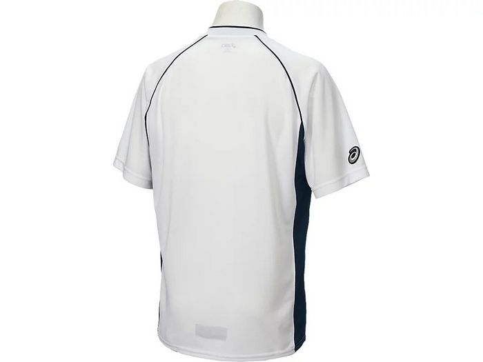 24fwアシックスASICSBAD013ベースボールシャツベースボールシャツ半袖半そでボタンTシャツティーシャツゲームシャツシャツ練習練習着試合試合着移動着遠征合宿吸汗UVUV対策紫外線チーム学校スクール野球ソフトボール
