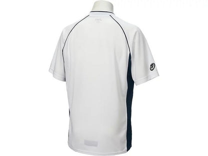 24fwアシックスASICSBAD013ベースボールシャツベースボールシャツ半袖半そでボタンTシャツティーシャツゲームシャツシャツ練習練習着試合試合着移動着遠征合宿吸汗UVUV対策紫外線チーム学校スクール野球ソフトボール