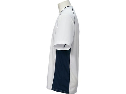 24fwアシックスASICSBAD013ベースボールシャツベースボールシャツ半袖半そでボタンTシャツティーシャツゲームシャツシャツ練習練習着試合試合着移動着遠征合宿吸汗UVUV対策紫外線チーム学校スクール野球ソフトボール