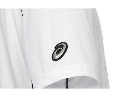 24fwアシックスASICSBAD013ベースボールシャツベースボールシャツ半袖半そでボタンTシャツティーシャツゲームシャツシャツ練習練習着試合試合着移動着遠征合宿吸汗UVUV対策紫外線チーム学校スクール野球ソフトボール