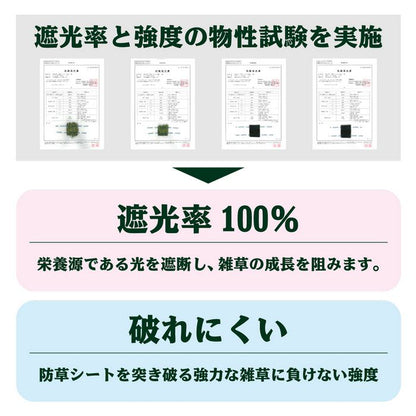 【遮水タイプ】防草シートロール1m巾×5m2m巾×5m斜面法面遮水遮水率100％遮光遮光率100％坂DIY国産日本製草抜き草引き草刈りガーデニング園芸花壇家庭菜園農業田畑あぜ道除草雑草雑草対策雑草防止高耐久坂道