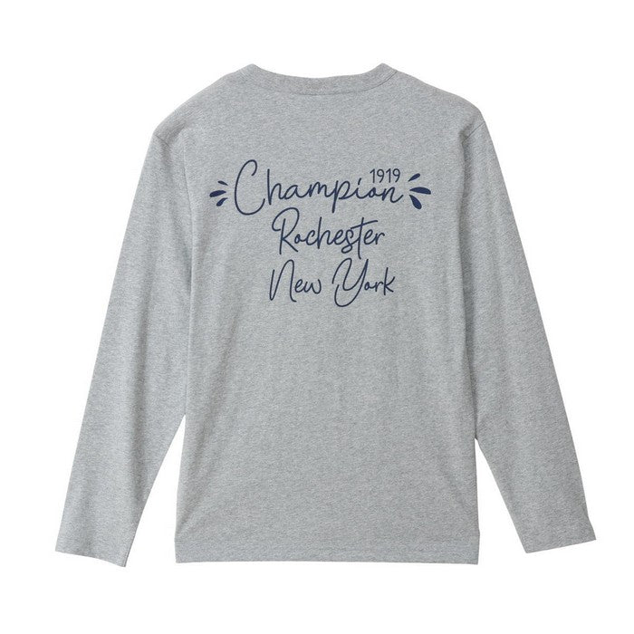 25fwチャンピオンCHAMPIONC3-C421LONGSLEEVEロングスリーブシャツロンT長袖丸首メンズ