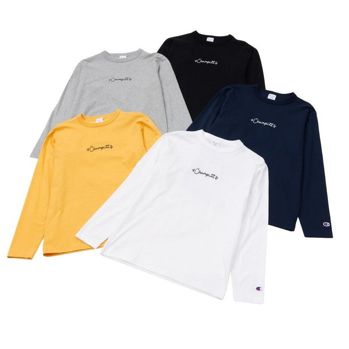 25fwチャンピオンCHAMPIONC3-C421LONGSLEEVEロングスリーブシャツロンT長袖丸首メンズ