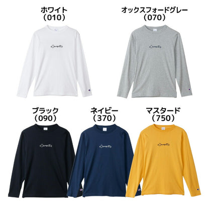 25fwチャンピオンCHAMPIONC3-C421LONGSLEEVEロングスリーブシャツロンT長袖丸首メンズ
