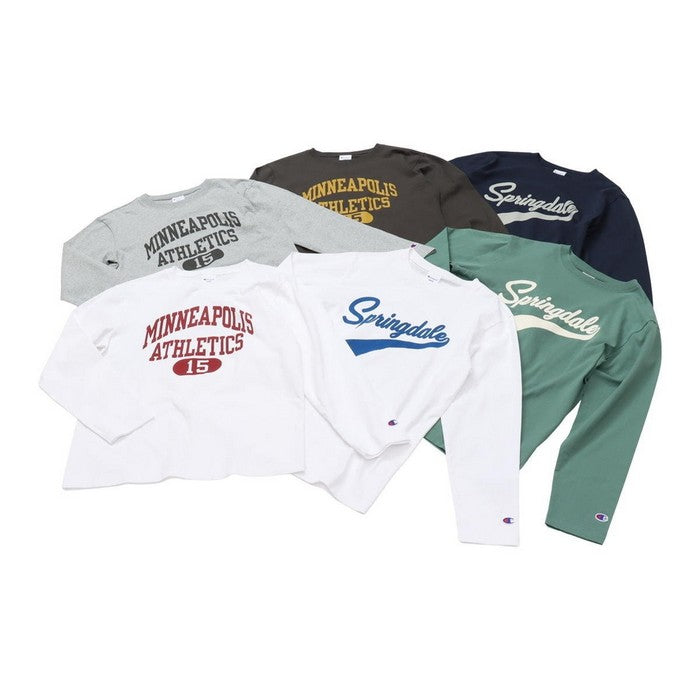 25fwチャンピオンCHAMPIONC3-C425LONGSLEEVEロングスリーブシャツロンT長袖丸首メンズ