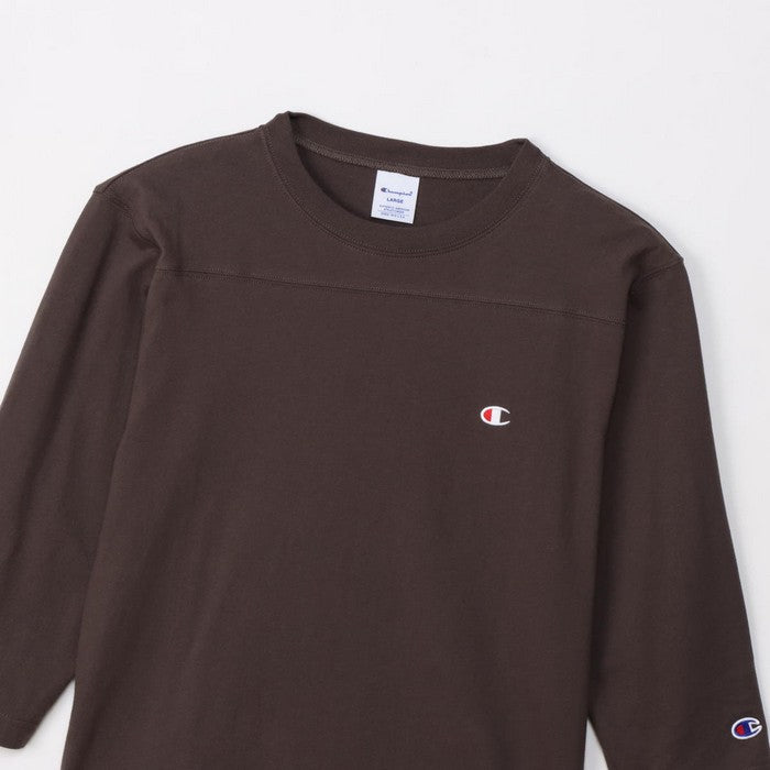 25fwチャンピオンCHAMPIONC3-C4263/4SLEEVE3/4スリーブフットボールTシャツシンプルベーシック