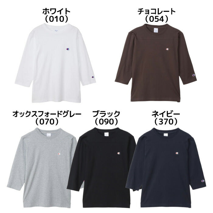 25fwチャンピオンCHAMPIONC3-C4263/4SLEEVE3/4スリーブフットボールTシャツシンプルベーシック