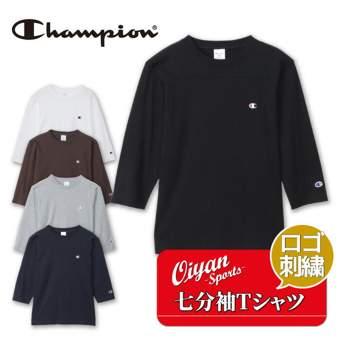 25fwチャンピオンCHAMPIONC3-C4263/4SLEEVE3/4スリーブフットボールTシャツシンプルベーシック