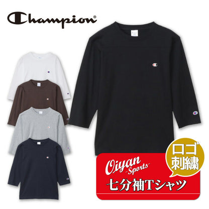 25fwチャンピオンCHAMPIONC3-C4263/4SLEEVE3/4スリーブフットボールTシャツシンプルベーシック