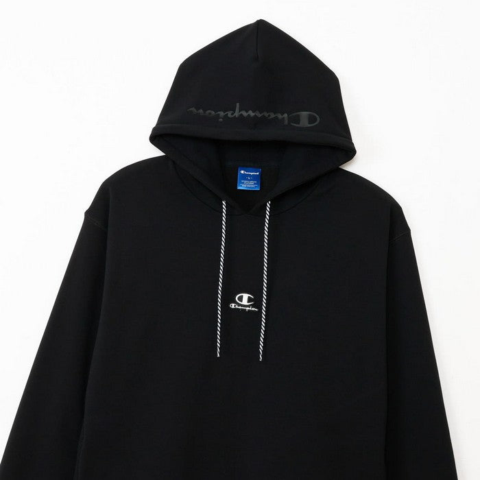 25fwチャンピオンCHAMPIONC3-CS113TWTHOODEDスウェットシャツフードストレッチ性速乾性裏起毛リラックスフィット