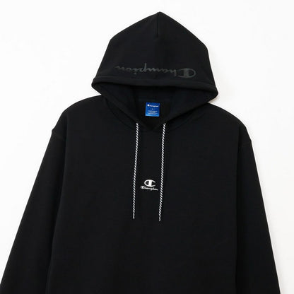 25fwチャンピオンCHAMPIONC3-CS113TWTHOODEDスウェットシャツフードストレッチ性速乾性裏起毛リラックスフィット