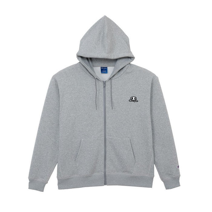 25fwチャンピオンCHAMPIONC3-CS114TWTZIPHOODEDスウェットシャツフードストレッチ性速乾性裏起毛リラックスフィット