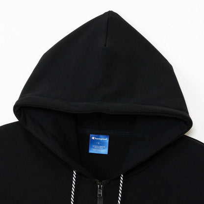 25fwチャンピオンCHAMPIONC3-CS114TWTZIPHOODEDスウェットシャツフードストレッチ性速乾性裏起毛リラックスフィット