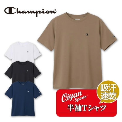 25fwチャンピオンCHAMPIONC3-CS350SHORTSLEEVEショートスリーブTシャツ半袖吸汗速乾抗菌防臭UVカット