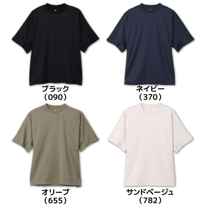 25fwチャンピオンCHAMPIONC3-CS390SHORTSLEEVEリカバリーウェアショートスリーブTシャツ血行促進疲労軽減コリの緩和
