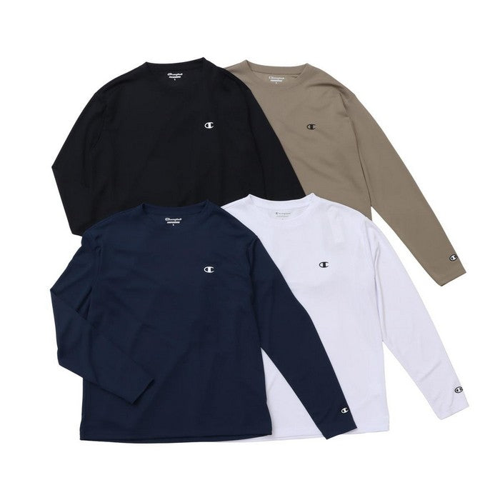 25fwチャンピオンCHAMPIONC3-CS450LONGSLEEVEロングスリーブTシャツ長袖丸首吸汗速乾通気性抗菌防臭
