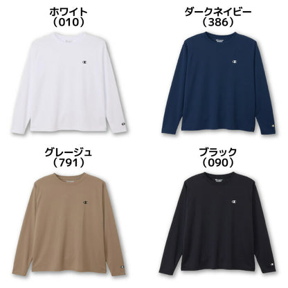25fwチャンピオンCHAMPIONC3-CS450LONGSLEEVEロングスリーブTシャツ長袖丸首吸汗速乾通気性抗菌防臭