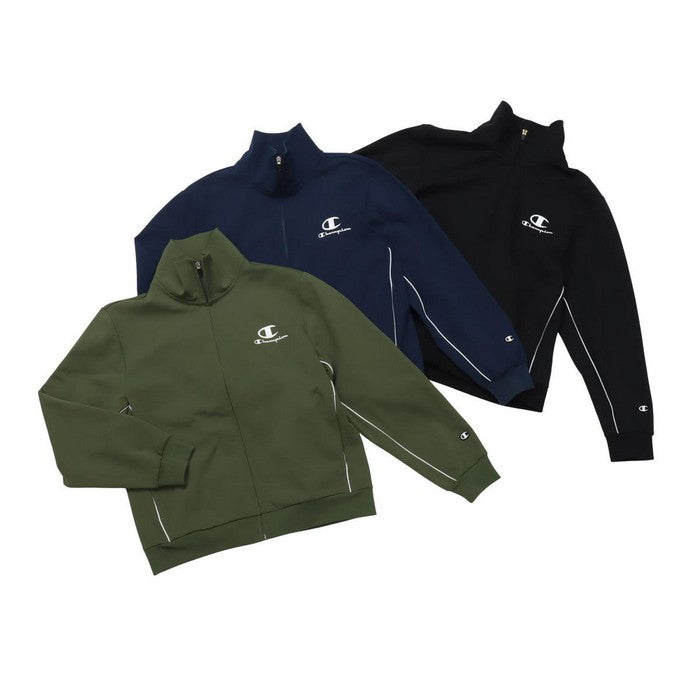25fwチャンピオンCHAMPIONC3-CSE10ZIPJACKETジップジャケットアウタージャージストレッチ性吸汗速乾