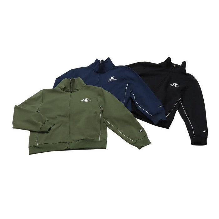 25fwチャンピオンCHAMPIONC3-CSE10ZIPJACKETジップジャケットアウタージャージストレッチ性吸汗速乾