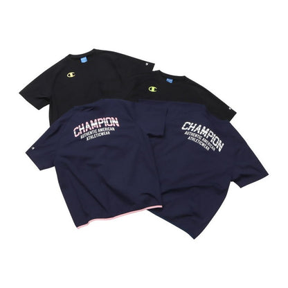 25fwチャンピオンCHAMPIONC3-CVC26SHORTSLEEVEショートスリーブシャツ吸汗速乾ストレッチ性運動スポーツ
