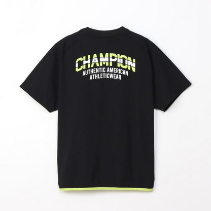 25fwチャンピオンCHAMPIONC3-CVC26SHORTSLEEVEショートスリーブシャツ吸汗速乾ストレッチ性運動スポーツ