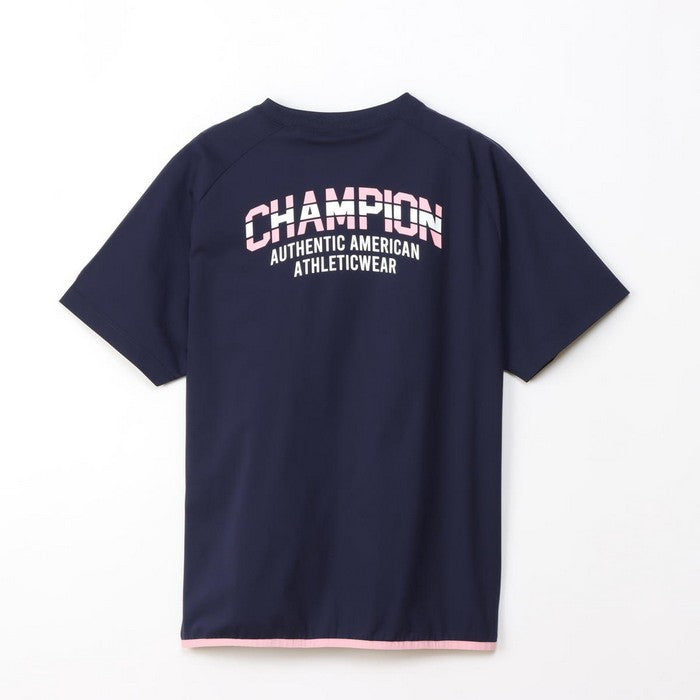 25fwチャンピオンCHAMPIONC3-CVC26SHORTSLEEVEショートスリーブシャツ吸汗速乾ストレッチ性運動スポーツ