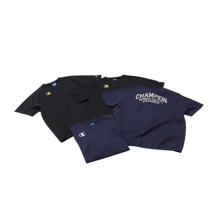 25fwチャンピオンCHAMPIONC3-CVC26SHORTSLEEVEショートスリーブシャツ吸汗速乾ストレッチ性運動スポーツ