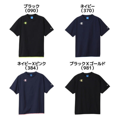 25fwチャンピオンCHAMPIONC3-CVC26SHORTSLEEVEショートスリーブシャツ吸汗速乾ストレッチ性運動スポーツ