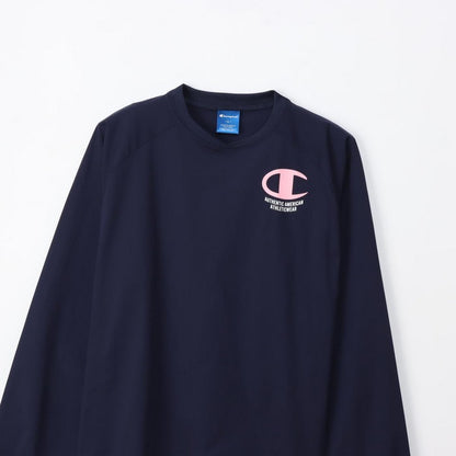 25fwチャンピオンCHAMPIONC3-CVC30LONGSLEEVEロングスリーブシャツ吸汗速乾ストレッチ性スポーツ運動