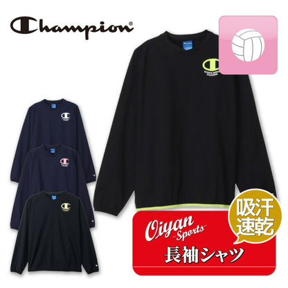 25fwチャンピオンCHAMPIONC3-CVC30LONGSLEEVEロングスリーブシャツ吸汗速乾ストレッチ性スポーツ運動