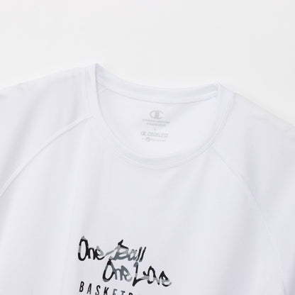 26fw チャンピオン CHAMPION C3-EB310 SHORT SLEEVE T-SHIRT バスケットボール 半袖Tシャツ 吸汗速乾 メンズ プラシャツ