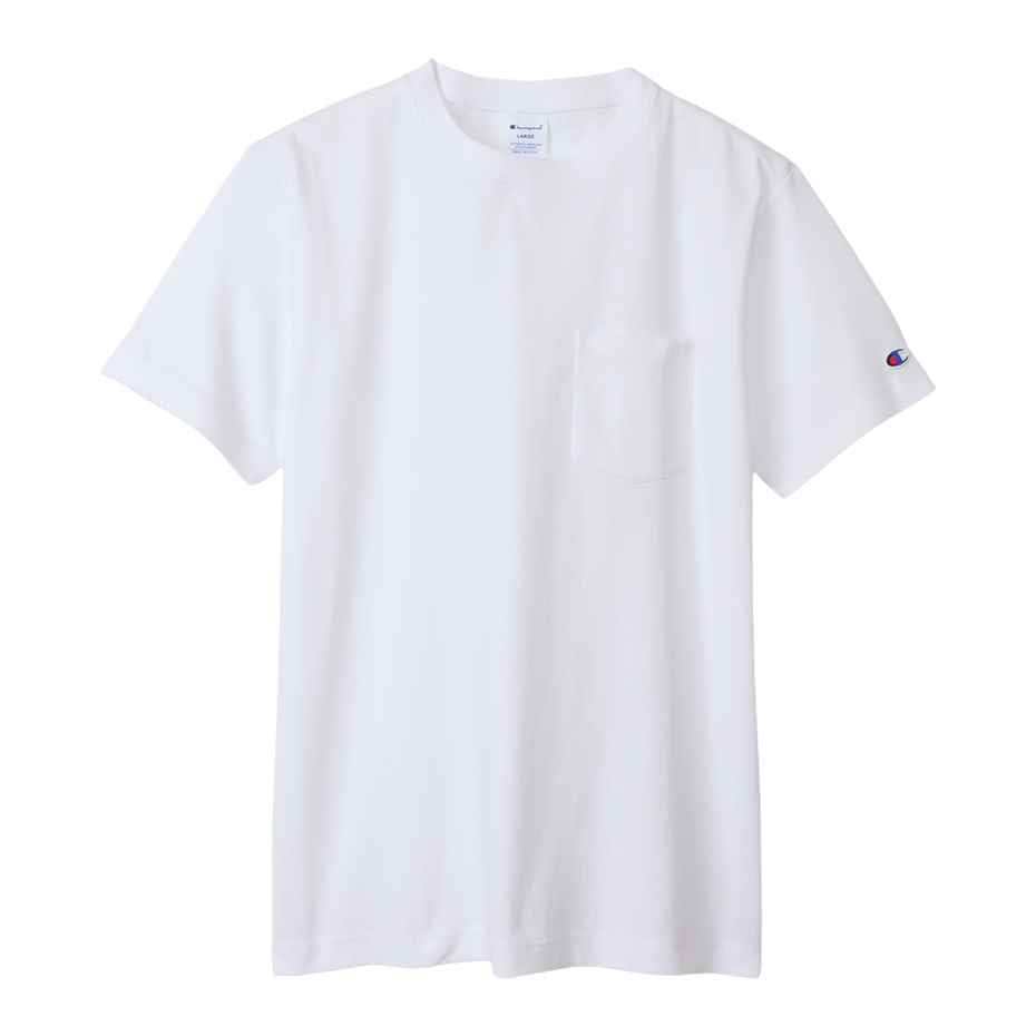 チャンピオンCHAMPIONC3-X357CASUALWEARHALFSLEEVET-SHSHORTSLEEVEPOCKET半袖半そでTシャツティーシャツシャツコットンシンプルポケット通勤通学練習練習着移動移動着部活部活動チーム学校スクールバスケ