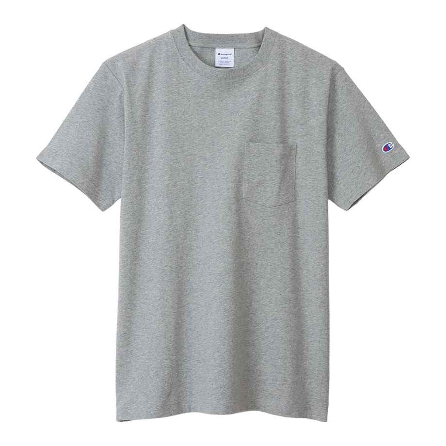 チャンピオンCHAMPIONC3-X357CASUALWEARHALFSLEEVET-SHSHORTSLEEVEPOCKET半袖半そでTシャツティーシャツシャツコットンシンプルポケット通勤通学練習練習着移動移動着部活部活動チーム学校スクールバスケ