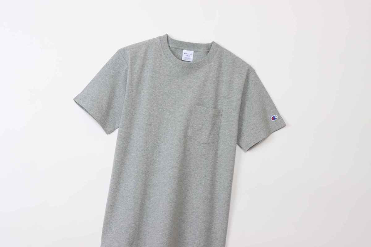 チャンピオンCHAMPIONC3-X357CASUALWEARHALFSLEEVET-SHSHORTSLEEVEPOCKET半袖半そでTシャツティーシャツシャツコットンシンプルポケット通勤通学練習練習着移動移動着部活部活動チーム学校スクールバスケ