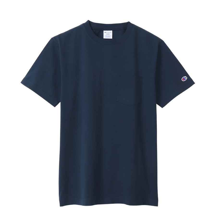 チャンピオンCHAMPIONC3-X357CASUALWEARHALFSLEEVET-SHSHORTSLEEVEPOCKET半袖半そでTシャツティーシャツシャツコットンシンプルポケット通勤通学練習練習着移動移動着部活部活動チーム学校スクールバスケ