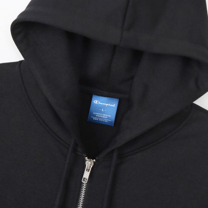 25fwチャンピオンCHAMPIONC3-XS160ZIPHOODEDSWEATスウェットパーカーフードトップス秋冬フルジップシンプルおしゃれユニセックス