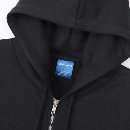 25fwチャンピオンCHAMPIONC3-XS160ZIPHOODEDSWEATスウェットパーカーフードトップス秋冬フルジップシンプルおしゃれユニセックス