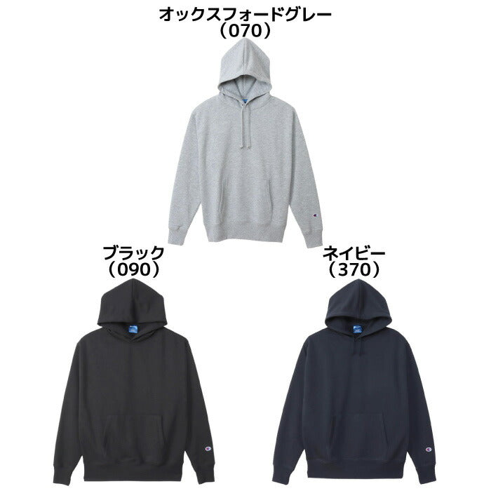 25fwチャンピオンCHAMPIONC3-XS161HOODEDSWEATSHIRスウェットパーカーフードトップス秋冬フルジップシンプルおしゃれユニセックス保温防風