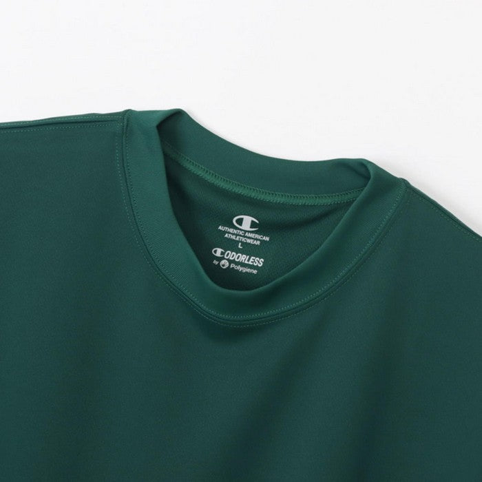 25fwチャンピオンCHAMPIONC3-XS395SHORTSLEEVETシャツシャツショートスリーブ半袖半そで抗菌防臭速乾ユニセックス