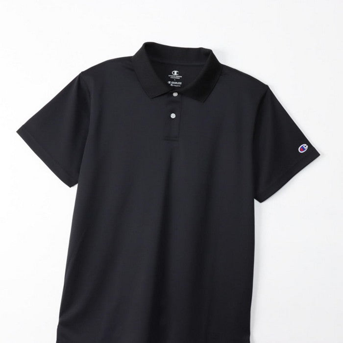 25fwチャンピオンCHAMPIONC3-XS396POLOSHIRTポロシャツ半そで半袖吸汗速乾抗菌防臭ユニセックスシンプルスポーツ運動