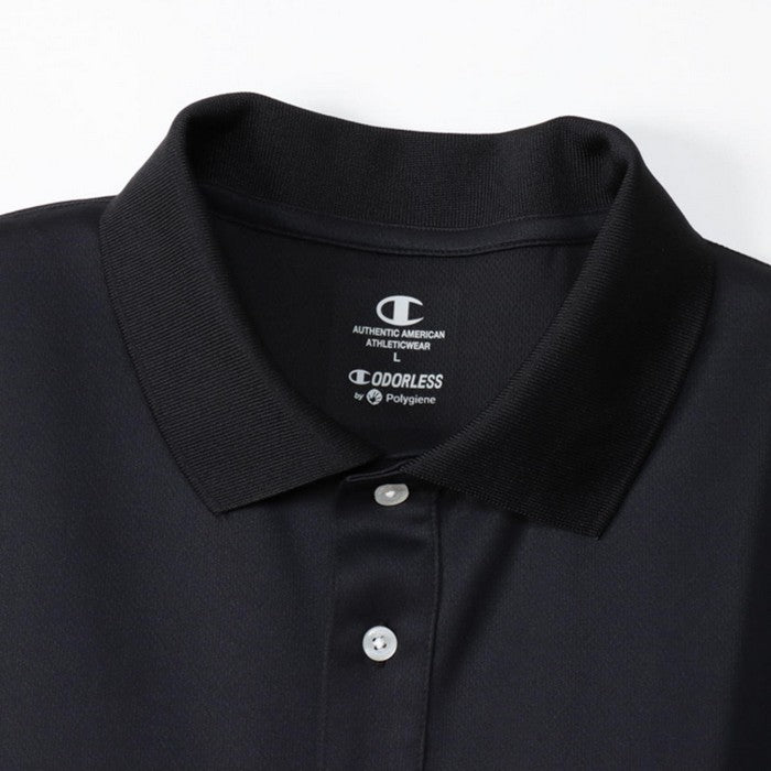 25fwチャンピオンCHAMPIONC3-XS396POLOSHIRTポロシャツ半そで半袖吸汗速乾抗菌防臭ユニセックスシンプルスポーツ運動