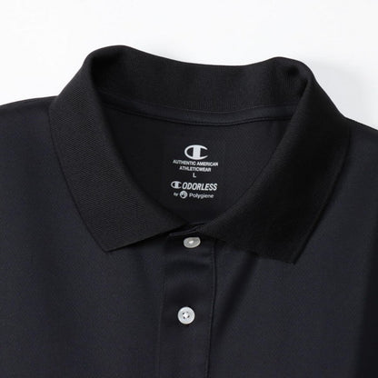 25fwチャンピオンCHAMPIONC3-XS396POLOSHIRTポロシャツ半そで半袖吸汗速乾抗菌防臭ユニセックスシンプルスポーツ運動