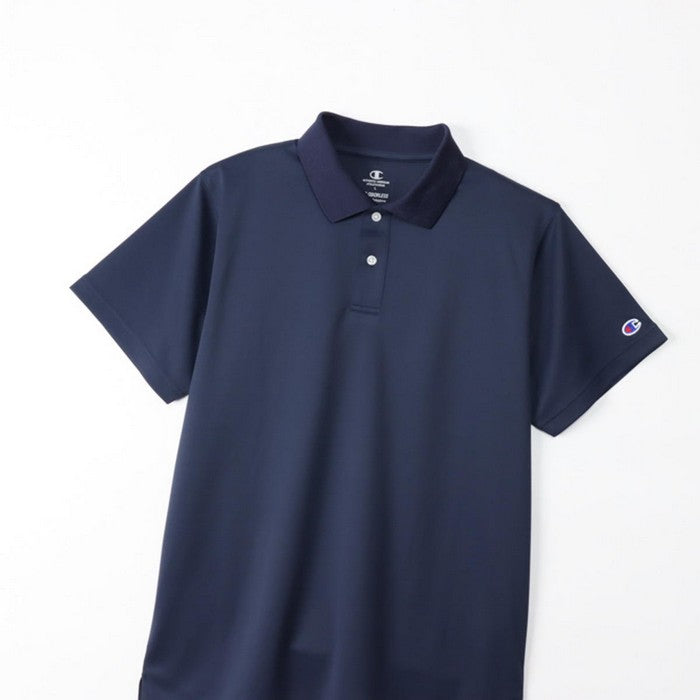 25fwチャンピオンCHAMPIONC3-XS396POLOSHIRTポロシャツ半そで半袖吸汗速乾抗菌防臭ユニセックスシンプルスポーツ運動