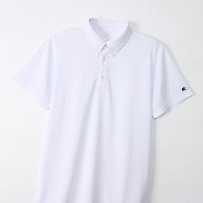 25fwチャンピオンCHAMPIONC3-XS397BDPOLOポロシャツトップス半そで半袖吸汗速乾抗菌防臭ユニセックスシンプルスポーツ運動トレーニング